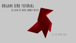 Origami Bird from La Casa De Papel (Money Heist) - Tutorial by The Paper Dude