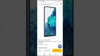 Flipkart vs Amazon price difference. #Samsung S20 fe