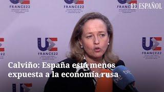 Calviño: "España está menos expuesta a la economía rusa"