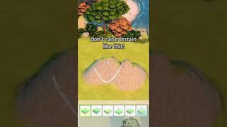 Improve your terrain with this tip! - Sims 4 Terrain Tutorial (No CC - No Mods) #short #shorts