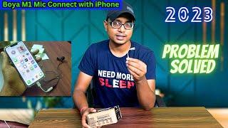 Apple lightning to 3.5 mm Headphone Jack Adapter | Boya  M1 mic iphone me kaise chalaye