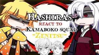 •Hashiras react to Kamaboko Squad•|| Part 4/6 || Zenitsu || Demon Slayer ||