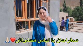 جای‌تان خالی عزیزان، پذیرایی از مهمانان در نذر بی بی، مادر یماجان امروز خیلی قشنگ شده بود️