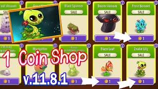 1 Coin Shop in Plants vs Zombies 2 v.11.8.1