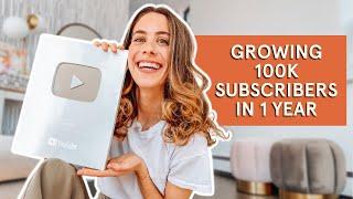 How To Grow On YouTube 2021: I Gained 100k Subscribers in 1 Year | Lucie Fink