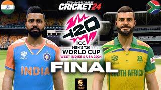 India vs South Africa ICC T20 World Cup 2024 Final Match - Cricket 24 - RtxVivek