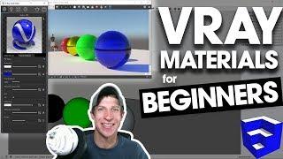 GETTING STARTED WITH VRAY MATERIALS - Vray Rendering for SketchUp Tutorial