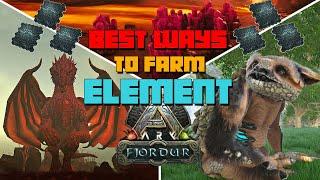 ARK: Fjordur | How To FARM ELEMENT | 4 Best Ways | Mini Guide!