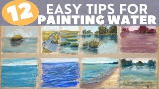 12 EASY Tips for Painting Water - Great for Beginners!