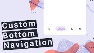 How to make a custom BottomNavigation in jetpack compose