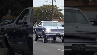 G Body Chevy El Camino LOWRIDER bouncing & cruising!