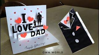 Easy and Beautiful Card for Father's Day | Father's Day Gift Ideas | Handmade Card For Father's Day