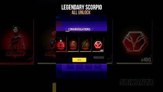 Legendary Scorpio Bundle  Full Unlocked #freefire #srorts #srikantaff