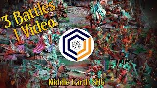 3 Battles 1 Video! Middle Earth SBG Battle Report