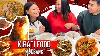 FIRST TIME EATING KIRATI FOOD (WACHIPA,KINEMA)@gurungeatingchannel  @mrgole8 DID THEY LIKE IT???