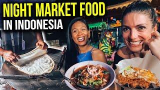 Foreigners try INDONESIAN STREET FOOD for the FIRST TIME