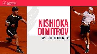 Grigor Dimitrov - Yoshihito Nishioka | ROME R64 - Match Highlights #IBI24