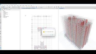 ETABS : Resolve "Error in creating Analysis model" warning