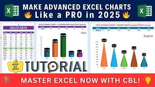 Create Excel Charts Like a PRO in 2025 | excel tutorial | hindi