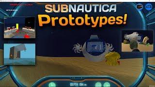 Subnauticas PROTOTYPES! /- Subnautica gameplay