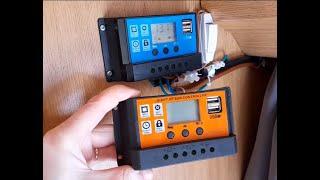 Motorhome solar panel controller replacement