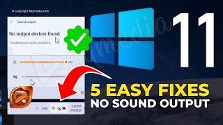 How To Fix No Audio Output Device Is Installed in Windows 11 (( No Sound 5 Ways ))