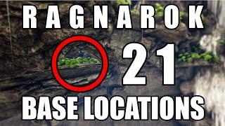 ARK Ragnarok - 21 Base locations... Hidden locations, starter spots and more...