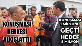 Rize Ülkü Ocakları Başkanı İhsan Alkan'ın Kürt İşçilere Konuşması