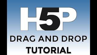 Moodle tutorial for the H5P Drag and Drop Activity