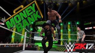 WWE 2K17: SIMULATION | Roman Reigns vs Seth Rollins - MITB 2016 Highlights