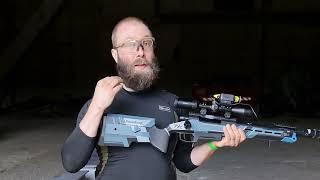 Most Silent Airsoft Sniper Rifle on Earth!? - Check The STALKER Customized TAC-41 TDC Hopup Build