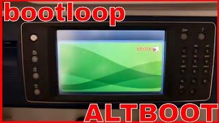 Bootloop Xerox Workcenter error repair HDD defect WC 7830 7220 7530 Altalink 8030 8130 green screen