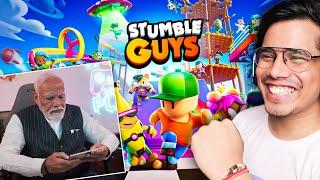 I Played Stumble Guys With Prime Minister Modi Ji| GamerFleet Live