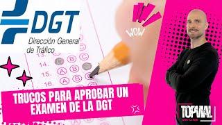 TRUCOS para APROBAR  el examen teórico de la DGT tipo TEST