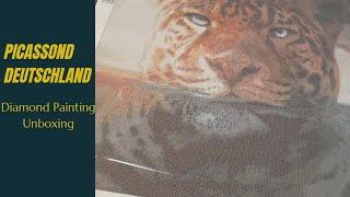 Picassond Diamond Painting Unboxing | Jaguar under water von Zenja Gammer