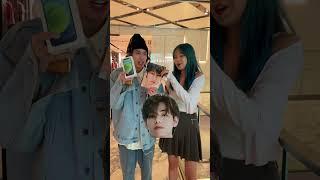 BTS V OR NEW IPHONE? (ARMY INTERVIEW) #shorts