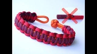 Make 2 or 3 Color Cobra/Square Knot Paracord Bracelet Without Melting the Cords Together-CBYS