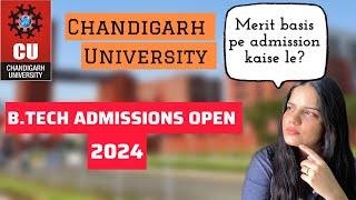 Chandigarh University B.TECH admissions open| 2024| #cucet2024 #cucet #btech