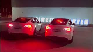 Tesla Model Y, light show