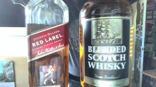 Johnnie Walker Red Label vs. W-D Liquors Blended Scotch Whisky