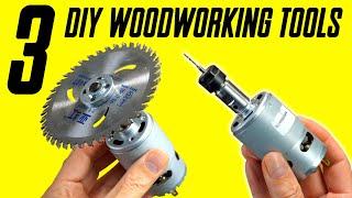3 INCREDIBLE DIY Woodworking TOOLS