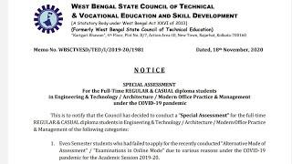 Webscte New NoticeSPECIAL ASSESSMENT For Engineering & Technology/Architecture/MOPM Students