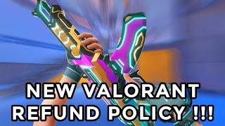 NEW VALORANT REFUND POLICY ON UPGRADED VANDAL SKIN !!!