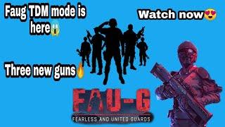 Faug TDM Update is here | New Guns in Faug | M416,AKM/AK47? 