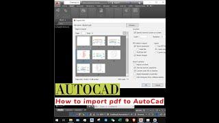 How to import Pdf file to AutoCad