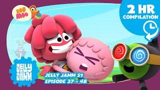 Jelly Jamm - 2 HOUR Compilation Video Season 1  Eps. 37-48 - FULL EPISODES Cartoons for Kids @ZooMoo