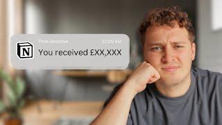 I made £XX,XXX as a Notion Expert