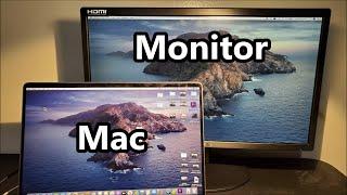 MacBook How to Connect to Monitor & Mirror/Extend/Change Main Display