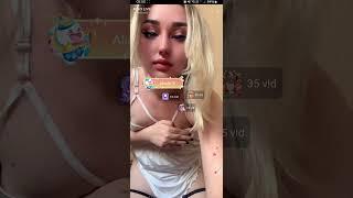 CUTE BLONDE GIRL #bigo #bigolive #periscope #viral