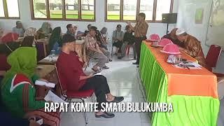 Rapat Komite SMA 10 Bulukumba Bersama Orang Tua Siswa #SMA10 #Rilauale